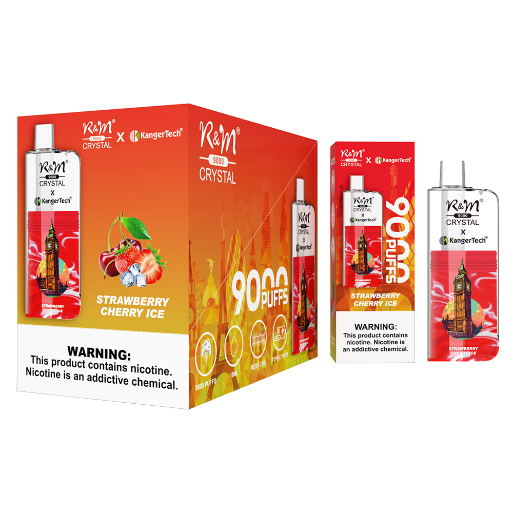 Original 9000puffs R&M Crystal RandM Vape 20 Best Flavors Disposable Vape
