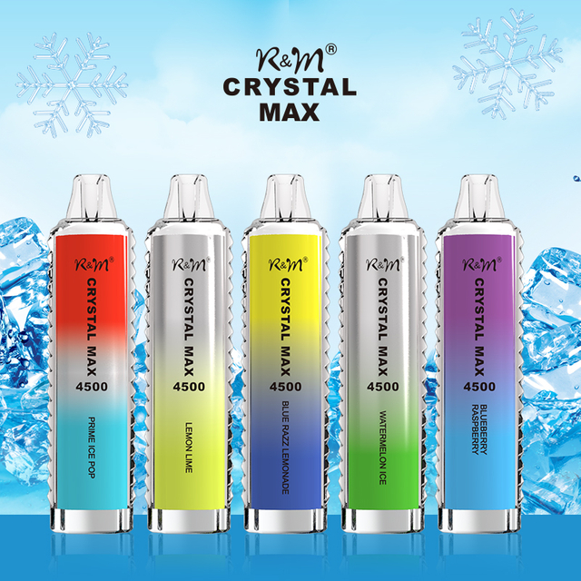 The Crystal Pro Max 4000Puffs 4500Puffs OEM Mesh Coil Custom Brand Disposable Vape Wholesale