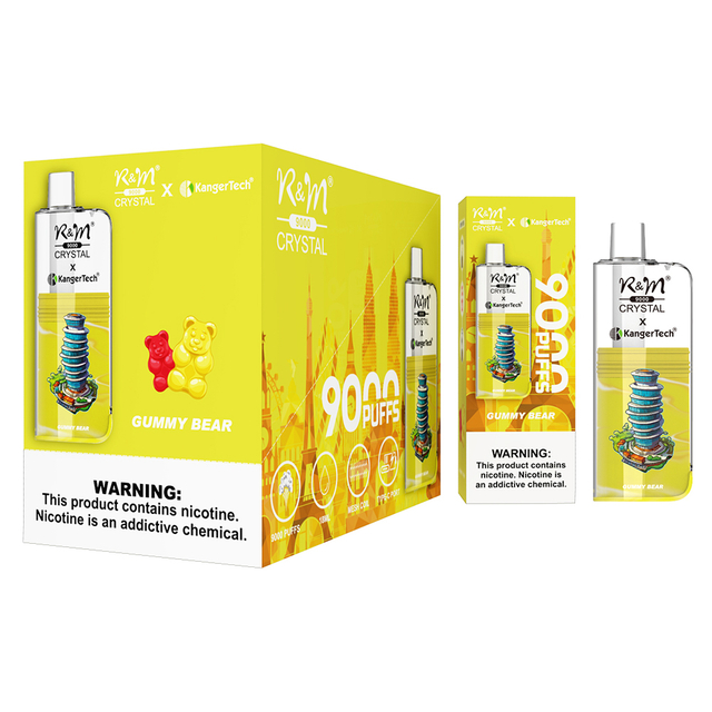 Original 9000puffs R&M Crystal RandM Vape 20 Best Flavors Disposable Vape