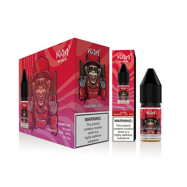  Wholesale Original 10ml 10mg 20mg Randm R&M Nic Salts for Disposable Vape