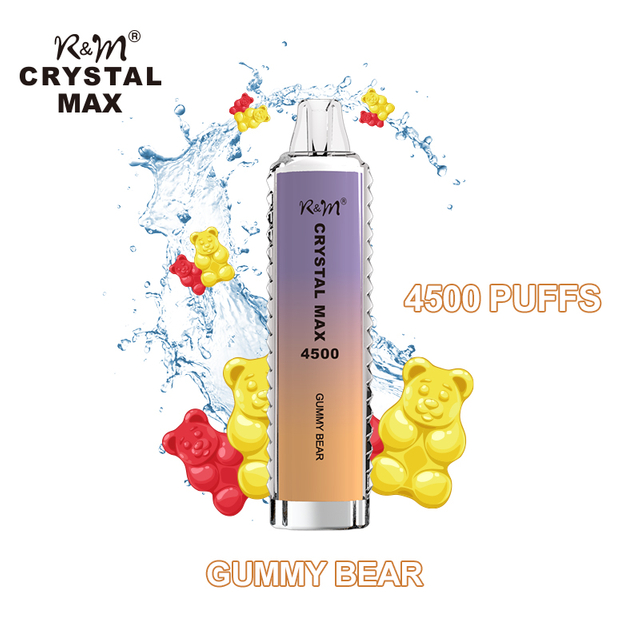 RandM Crystal Max 4500 Puffs 2% Salt Nicotine Custom Brand OEM LOGO 12ml E Liquid 1400mah Hayati Crystal Pro Max 4000 Disposable Vape Factory Wholesale