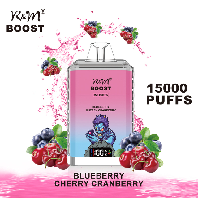 Led Screen Disposable Vape R&M RanM Boost 15000 Puffs Hayati Crystal Box Mod Vape Bar 2% 5% Nicotine E Cigarette 