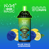 Lemon Lime Taste 9000Puffs RandM Magic Rechargeable RGB Glow Crystal Model OEM Custom Brand Electronic Cigarette 