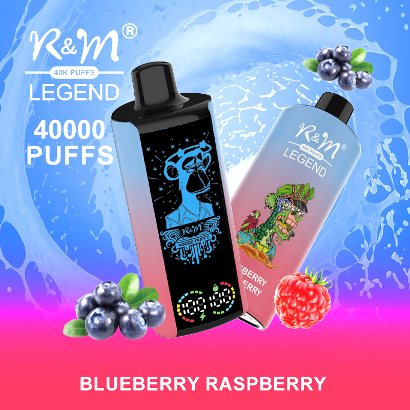 Germany Warehouse 40000Puffs RGB Light RandM R&M Legend Disposable Vape Vozol Alfakher Wholesale Delivery