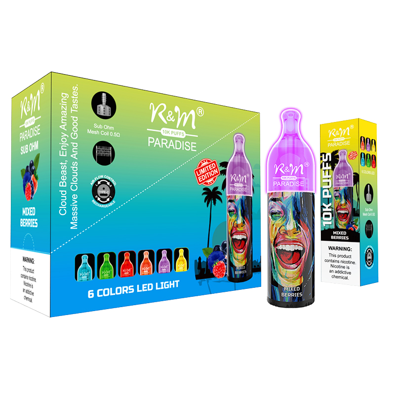 R&M PAPADISE Sub Ohm Disposable Vape|E-cigarette Device