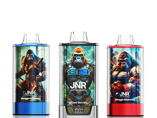 JNR RageGorilla 55000 Puffs Disposable Vape Smart LED Display Rechargeable Dual Mesh Coil Digital Screen High Capacity Vape Bulk Buy Rechargeable Disposable Vape Wholesale