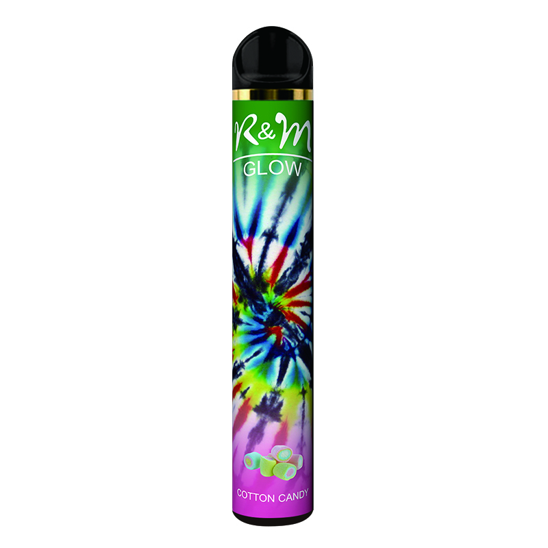 R&M GLOW 2800 Puffs liquid disposable Vape|Cotton candy