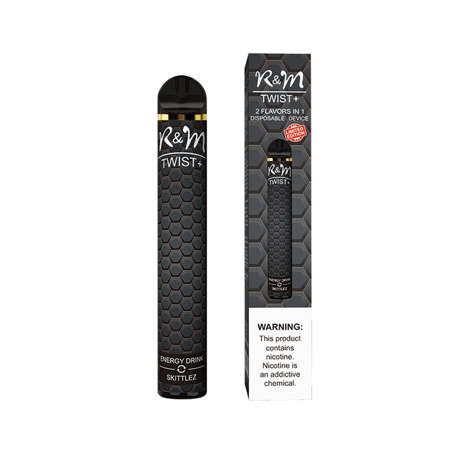 R&M TWIST 3200 Puffs Double flavors HQD Vape 