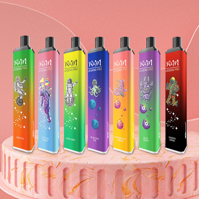 R&M LEGEND PRO China Original 5% Salt Nicotine 7000 Puffs Disposable Vape