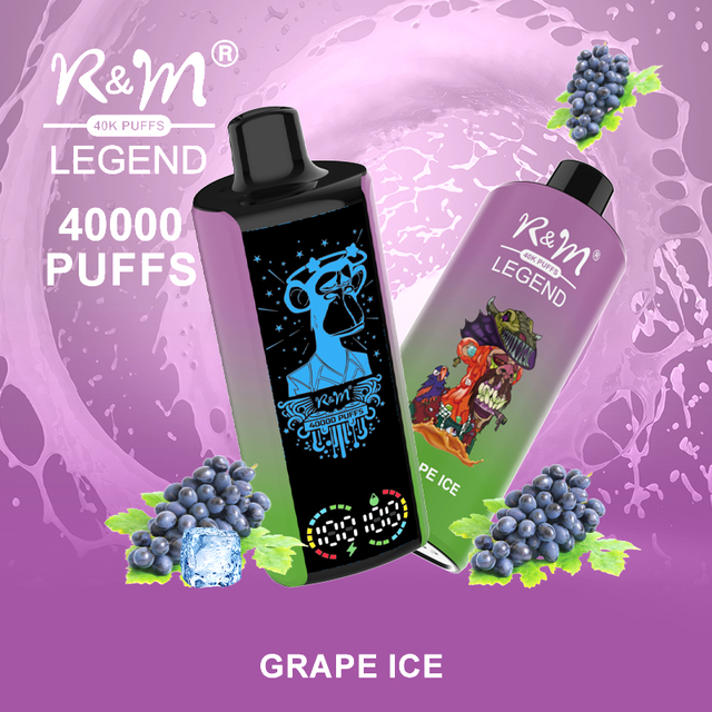 Europe Wholesale Disposable Vape Electronic Cigarette Watermelon ice R&M Tornado RandM Legend 40000Puffs With Mega Screen