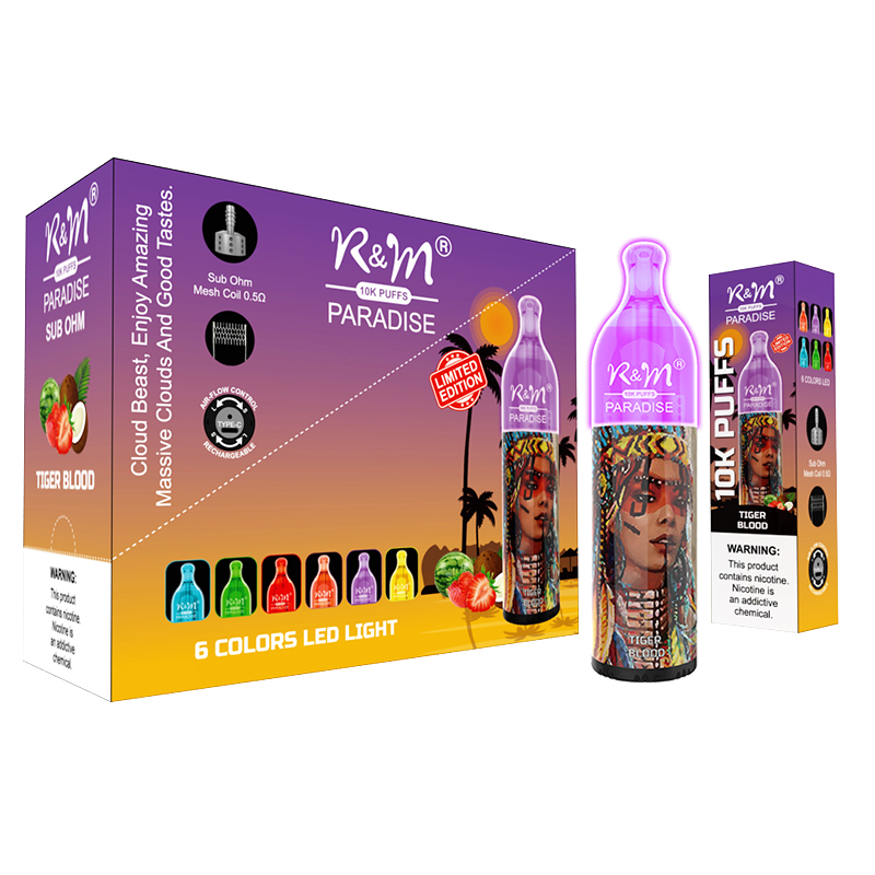 R&M PAPADISE China OEM LOGO Disposable Vape