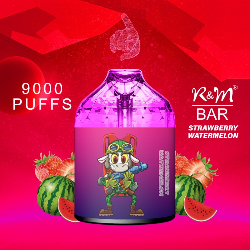 R&M BAR Australia OEM Brand 9000 Puffs RGB Light Disposable Vape