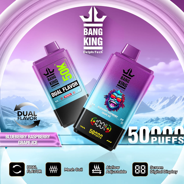 Wholesale Premium Vape Products: Bang King 50000 Puffs Long Lasting Disposable Vape Easy to Use Device