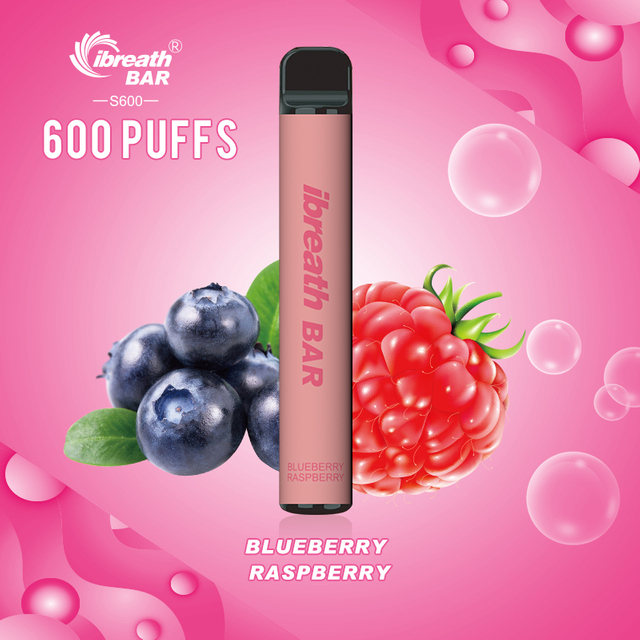 Ibreath Bar S600 Wholesale Factory UK Vape Custom 600 Puffs Pen Style E Cigarette Elux Legend Bar Disposable Vape Pen