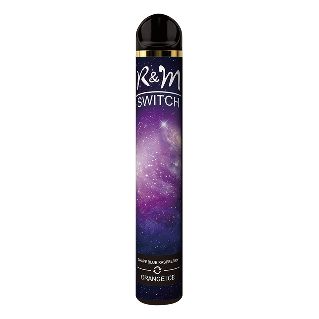 R&M SWITCH(Double Flavors) 2000 Puffs 6% Nicotine Vape Disposable Device |Cotton candy/Blueberry ice