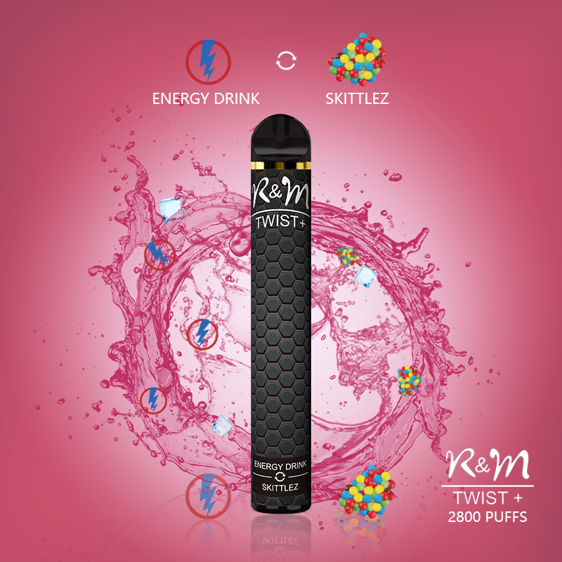 R&M TWIST 3200 Puffs Double flavors HQD Vape 