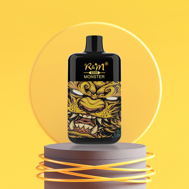 OEM Custom 12 Good Flavors Elf Bar Box Shape Mesh Coil Rechargeable 6000 Puffs R&M Monster Disposable Vape