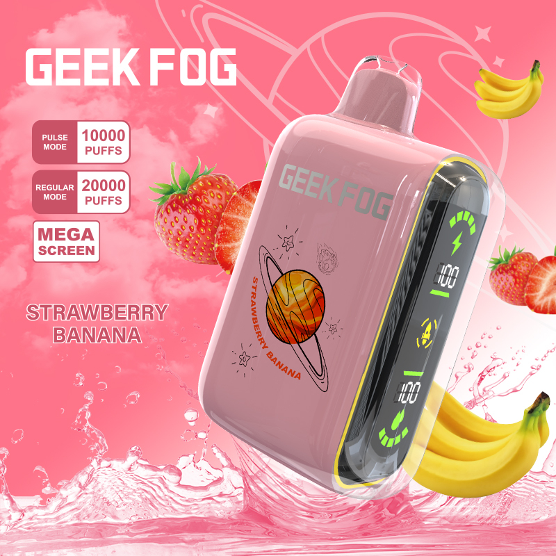 Geek Bar Pulse 15K Geek Fog 20K OEM Dual Mesh Coil Mega Screen Disposable Vape Factory Supply