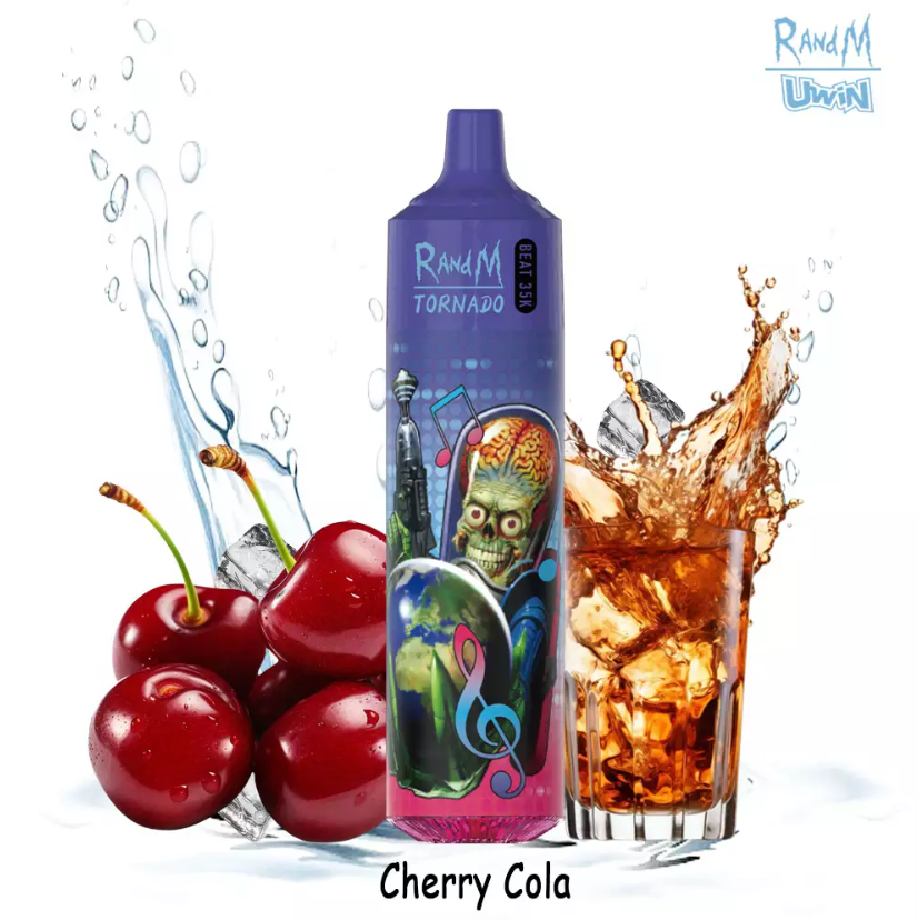 Wholesale Price EU Warehouse Music RGB Light 35000 Puffs Uwin RandM Tornado Beat 35K Disposable Vape Pen 