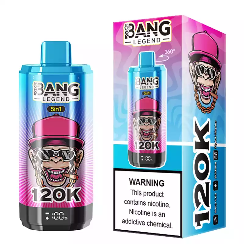 BANG LEGEND 120000 Puffs 5-IN-1 fruit flavor vape easy to use vape device Bulk Buy Rechargeable Disposable Vapes Wholesale