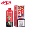 Premium Fruit Flavors WASPE AIVIOU 150000 Puffs 6 in1 Rechargeable Disposable Vape Vapor Pen with Mesh Coil Wholesale 