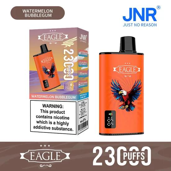 JNR Eagle 23000 Puffs portable vape for travel mint flavored vape pen best disposable vape 2026 premium vape products Bulk Buy Rechargeable Disposable Vapes Wholesale
