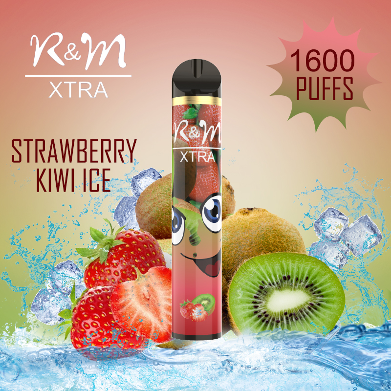 R&M XTRA 1600 Puffs 6% Nicotine Vape Disposable Device | Strawberry kiwi ice