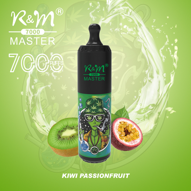 7000Puffs R&M MASTER Custom LOGO Rechargeable Battery Disposable Vape Mesh Coil Elf Version Esco Electronic Cigarette