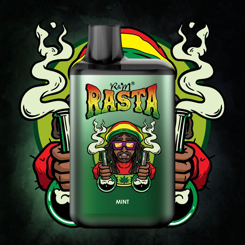 Factory Sales Wholesale Logo Custom Vape Elfbar 5500 Puffs R&M Rasta Disposable Vape Lost Mary Rechargeable E Cigarette