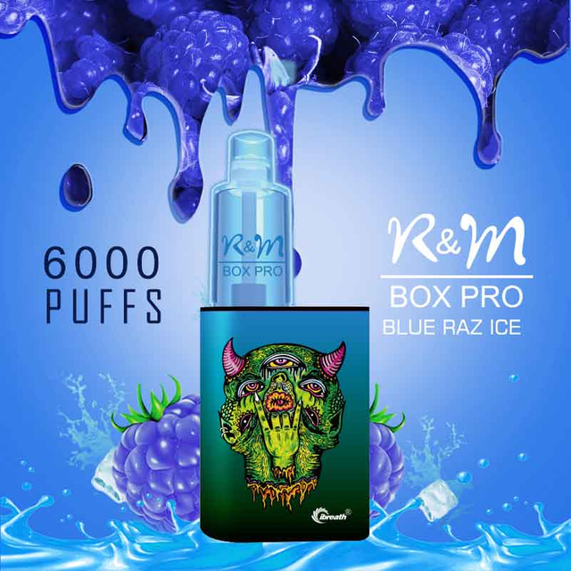 R&M BOX PRO Most Popular 6000 Puffs UK Disposable Vape