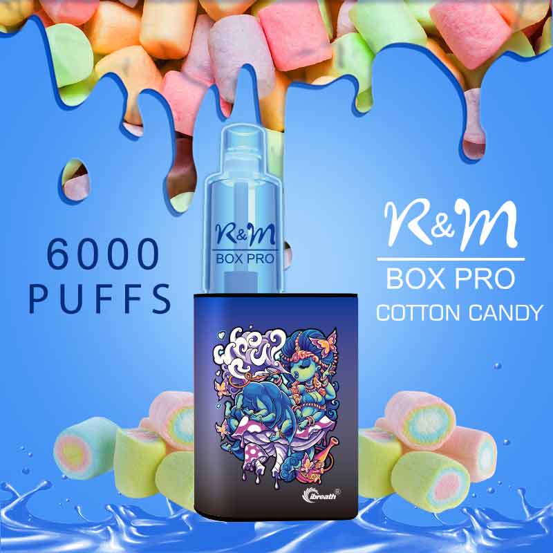R&M BOX PRO Aloe Grape|5% Nicotine|Disposable Vape Manufacturer|Hyde Vape