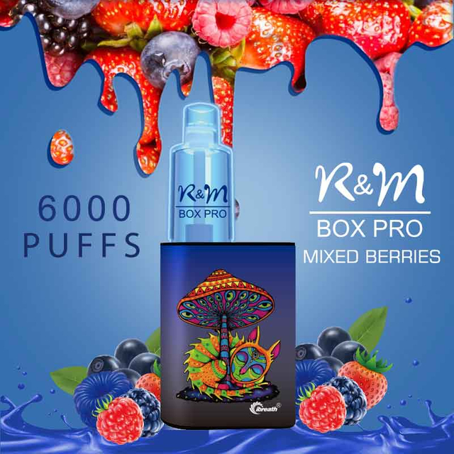 R&M BOX PRO Aloe Grape|5% Nicotine|Disposable Vape Manufacturer|Hyde Vape