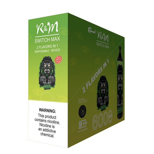 R&M SWITCH MAX Switch Flavors Hot Selling Vape Supplier