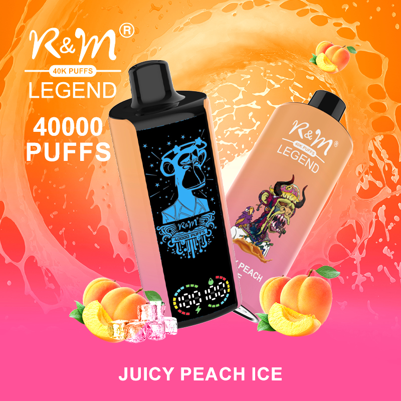 Germany Warehouse RandM Legend Vape Tornado 40000Puffs Electronic Cigarette Vozol Bar Alfakher Vape Wholesale