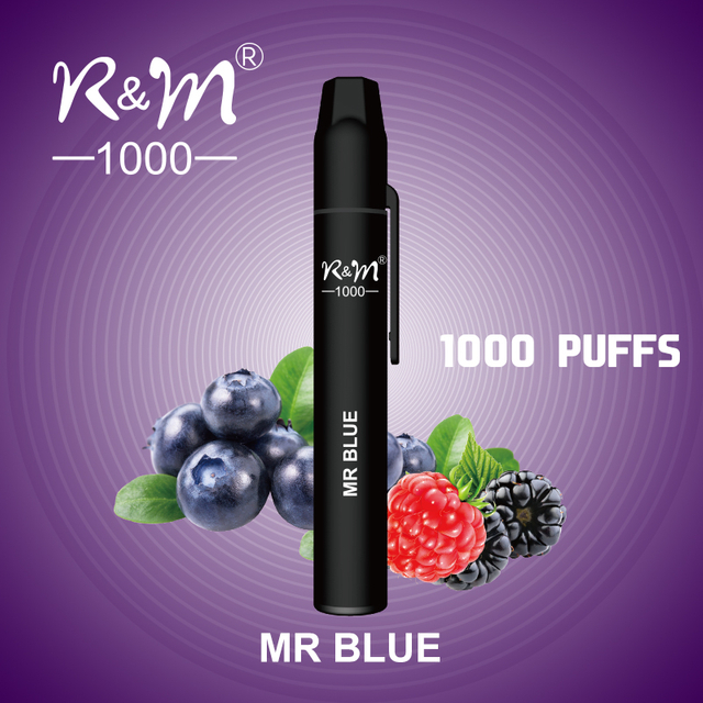 R&M 1000 Dubai Import RGB Light Good Tastes OEM LOGO Disposable Vape