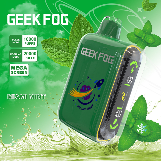 Geek Bar Pulse 15K Geek Fog 20K OEM Dual Mesh Coil Mega Screen Disposable Vape Factory Supply