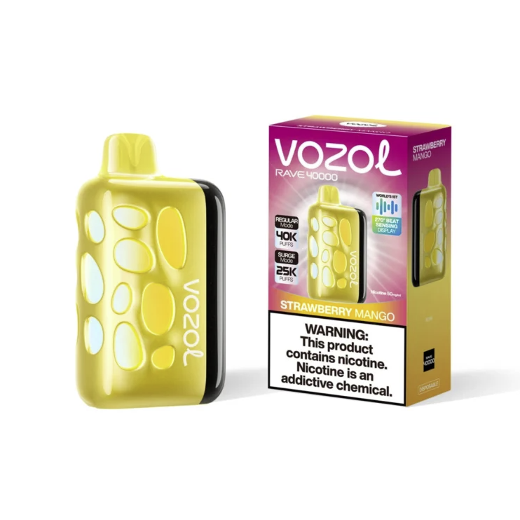 Cool Mint Flavor Vape | VOZOL RAVE 40000 Puffs Rechargeable Vape | VOZOL Vapes