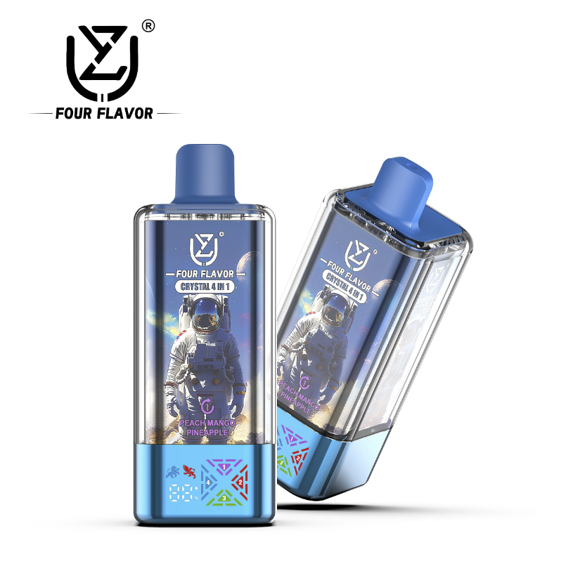 UZY Four Flavors 100K Puffs Crystal 4 In 1 Flavors Disposable Vape with LED Display