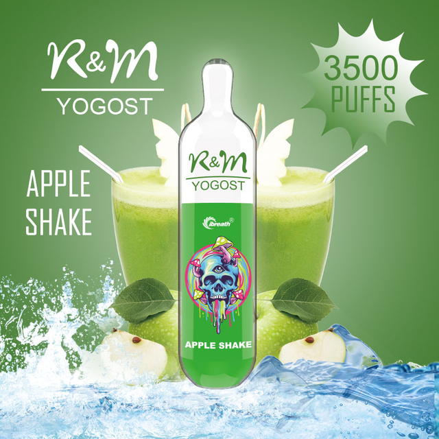 R&M YOGOST 3500 Puffs Vfun Vape|Apple shake