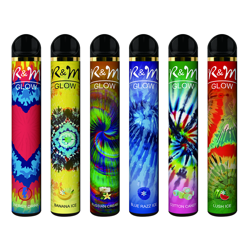 R&M GLOW 2800 Puffs Hookah Disposable Vape |Energy drink