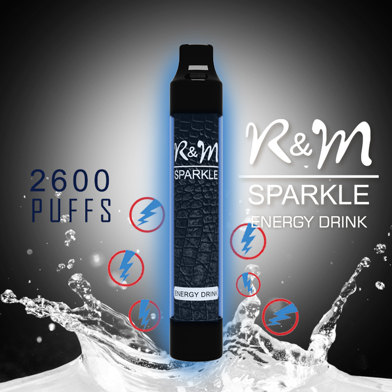 R&M SPARKLE 2600 Puffs free sample Disposable vape