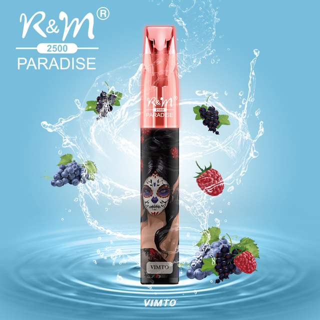 R&M PARADISE China 2500 Puffs RGB Light OEM Brand Disposable Vape