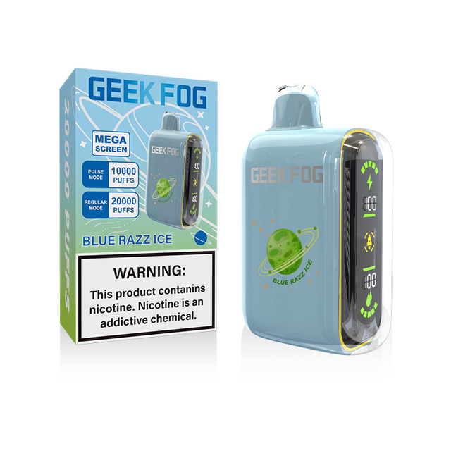 OEM USA Vape 25ml E Liquid Blue Razz Ice Geek Bar Fog 20k 15K 25K Disposable Vape With Mega Screen Raz Vape