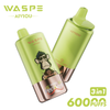 WASPE 60k Puffs | Rechargeable Vape LED Screen