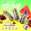 Long lasting Waspe Crystal 8in1 180K Disposable Vape best disposable vape 2026 premium vape products Bulk Buy Rechargeable Disposable Vapes Wholesale