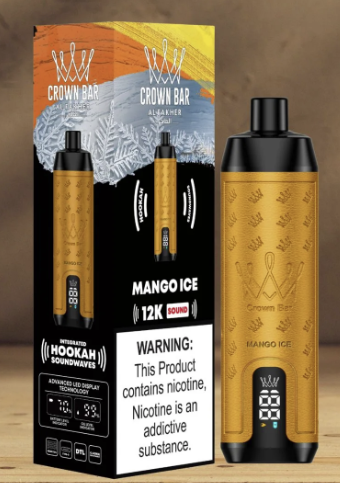 Al Fakher Crown Bar 12K 0.5% nicotine Puff Jetable fruit flavor vape best disposable vape 2026 premium vape products Bulk Buy Rechargeable Disposable Vapes Wholesale