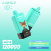 Airmez Fox 120k Puffs 4 in 1 Flavors Disposable Vape with LED Display