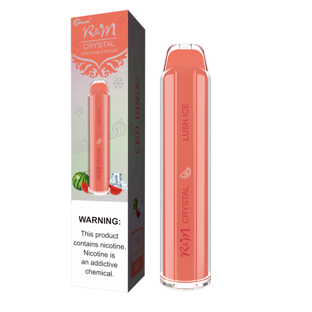 R&M CRYSTAL 3600 Puffs Air Bar Max Vape|Lush ice