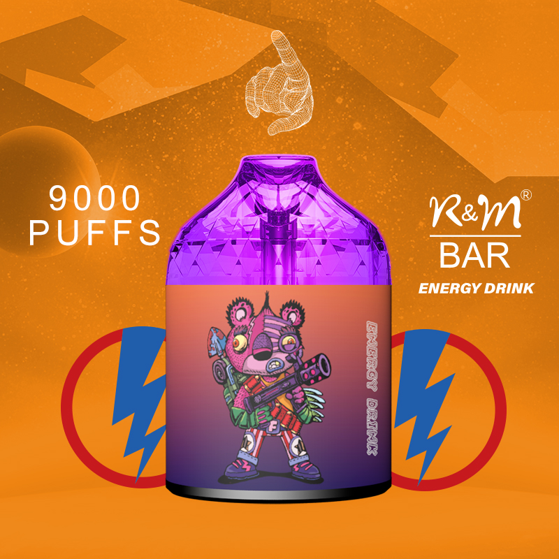  Latest 9000 puffs RGB Light 16 Flavors Elf Bar Good Taste Original Disposable Vape With Diamond Shape