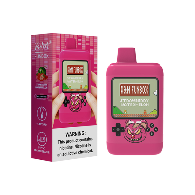 6600 Puffs Disposable Vape Original R&M Funbox Mesh Oil Disposable Vape Pen